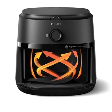 Philips Airfryer 1000 XL NA130/00 fekete 6,2 L forrólevegős sütő Philips Airfryer 1000 XL NA130/00 fekete 6,2 L forrólevegős sütő