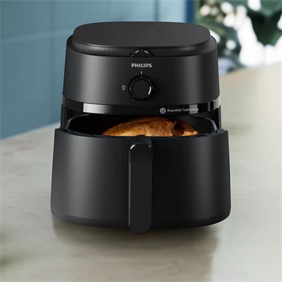 Philips Airfryer 1000 XL NA130/00 fekete 6,2 L forrólevegős sütő Philips Airfryer 1000 XL NA130/00 fekete 6,2 L forrólevegős sütő