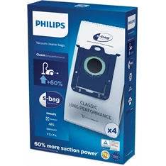 Philips FC8021/03 S-bag Long Performance 4 db szintetikus porzsák Philips FC8021/03 S-bag Long Performance 4 db szintetikus porzsák