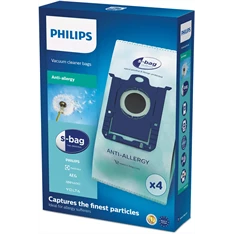 Philips FC8022/04 S-bag Clinic Anti Allergy 4 db szintetikus porzsák Philips FC8022/04 S-bag Clinic Anti Allergy 4 db szintetikus porzsák