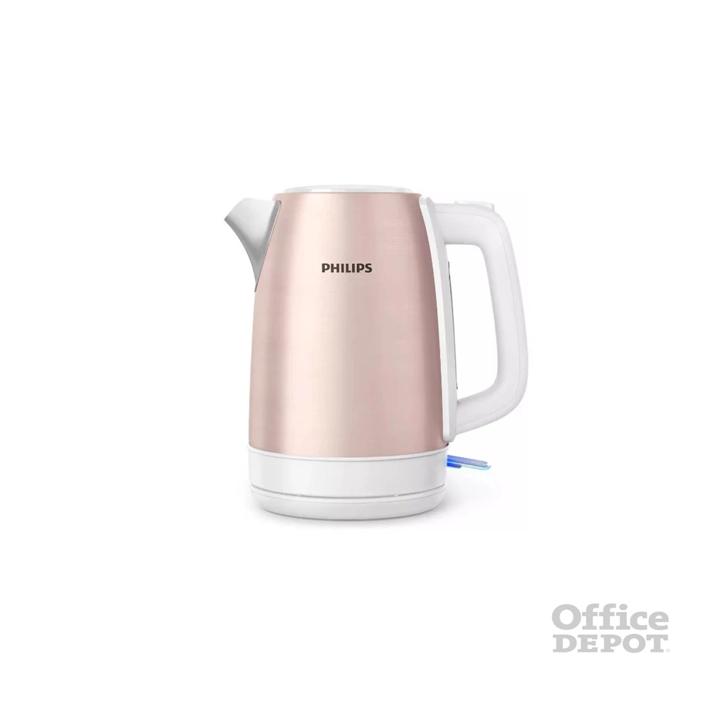 Philips HD9350/96 Viva Collection 1,7L-es rózsaarany-fehér vízforraló