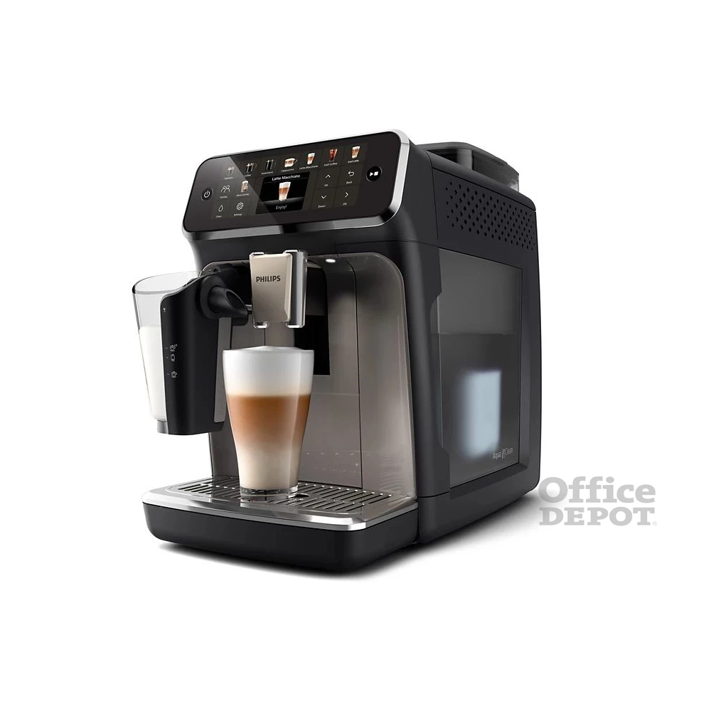 Philips Series 5500 LatteGo EP5549/70 fekete tejhabosítóval automata kávéfőző