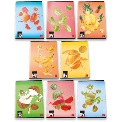 Pigna Fruits A5 42lapos vonalas füzet Pigna Fruits A5 42lapos vonalas füzet