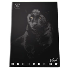 Pigna Moncromo Black Panther A5 vonalas notesz Pigna Moncromo Black Panther A5 vonalas notesz