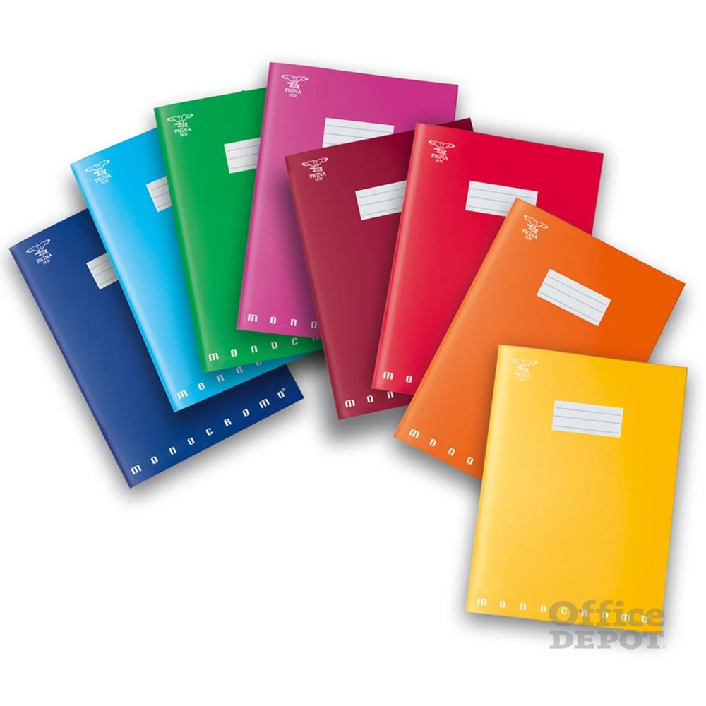 Pigna Monocromo Original A6 40lapos tűzött vonalas füzet