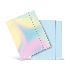 Pigna Monocromo Pastel A4 gumis karton mappa Pigna Monocromo Pastel A4 gumis karton mappa