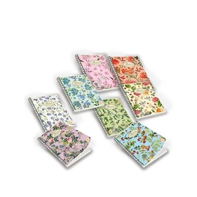 Pigna NatureFlowers A4 120lapos kockás spirálfüzet Pigna NatureFlowers A4 120lapos kockás spirálfüzet