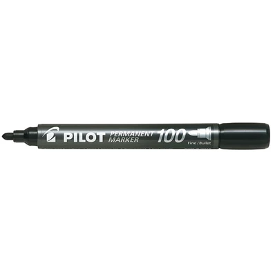 Pilot 100 gömb hegyű fekete alkoholos filc Pilot 100 gömb hegyű fekete alkoholos filc
