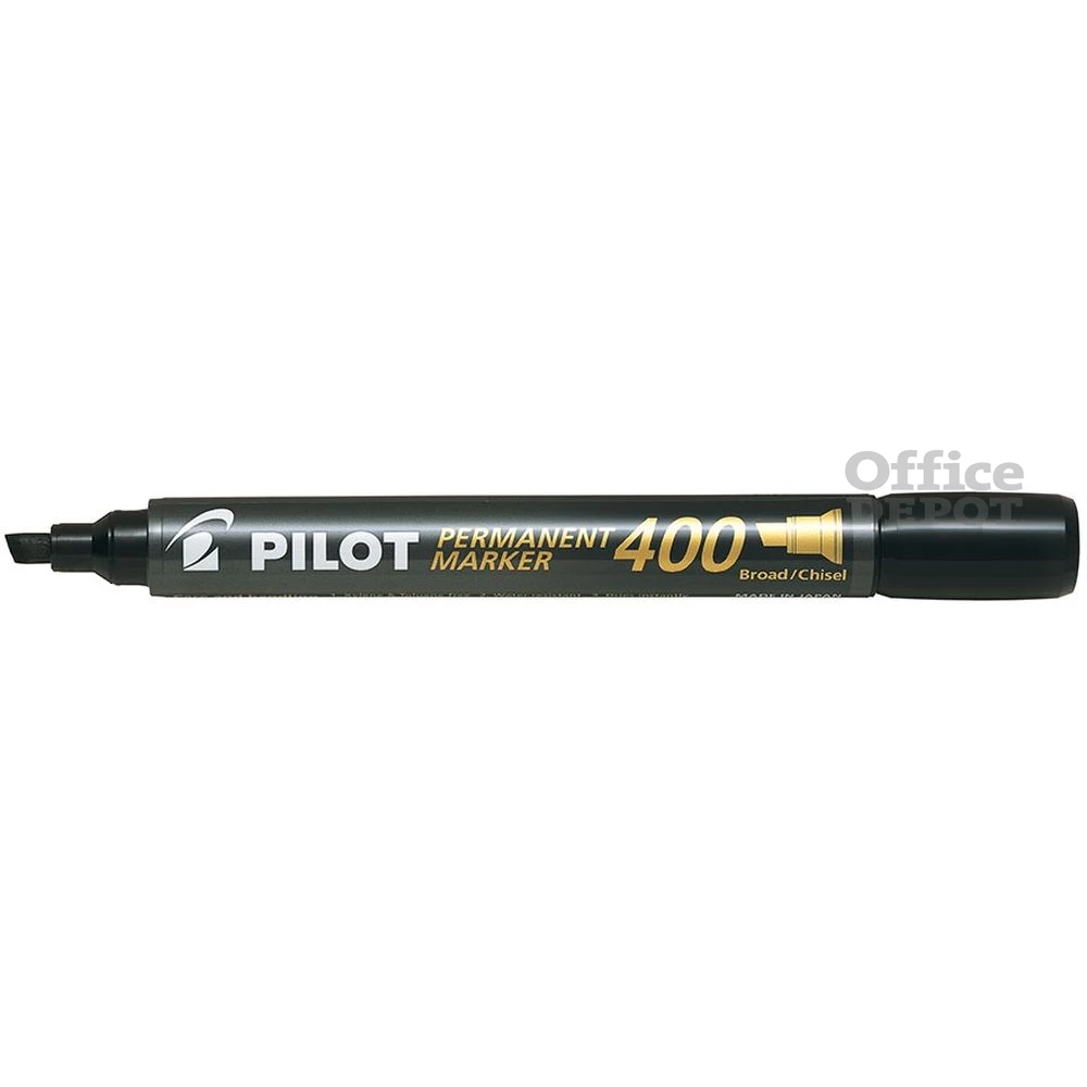 Pilot 400 vágott hegyű fekete alkoholos filc