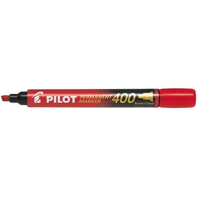 Pilot 400 vágott hegyű piros alkoholos filc Pilot 400 vágott hegyű piros alkoholos filc