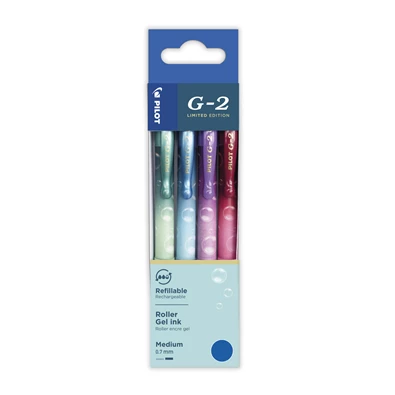 Pilot Bubble G2 2025 4 db/csomag 0,7 mm rollerirón kék tintával Pilot Bubble G2 2025 4 db/csomag 0,7 mm rollerirón kék tintával