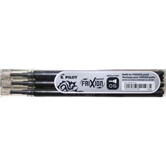 Pilot Frixion Point 0,5mm 3db-os fekete rollertoll betét Pilot Frixion Point 0,5mm 3db-os fekete rollertoll betét