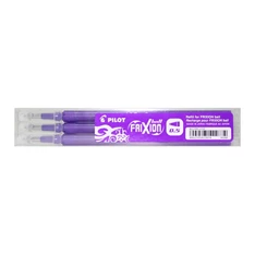 Pilot Frixion 0,5mm 3db-os lila rollertoll betét Pilot Frixion 0,5mm 3db-os lila rollertoll betét