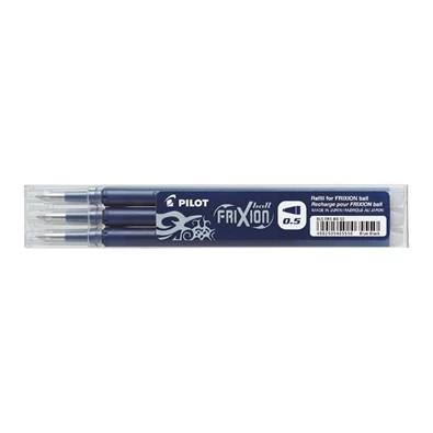 Pilot Frixion 0,5mm 3db-os tintakék rollertoll betét Pilot Frixion 0,5mm 3db-os tintakék rollertoll betét
