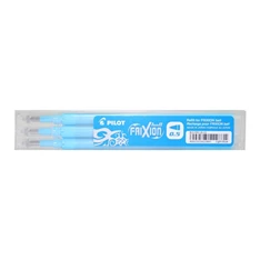 Pilot Frixion 0,5mm 3db-os világoskék rollertoll betét Pilot Frixion 0,5mm 3db-os világoskék rollertoll betét