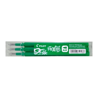 Pilot Frixion 0,5mm 3db-os zöld rollertoll betét Pilot Frixion 0,5mm 3db-os zöld rollertoll betét