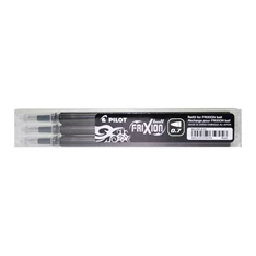 Pilot Frixion 0,7mm 3db-os fekete rollertoll betét Pilot Frixion 0,7mm 3db-os fekete rollertoll betét