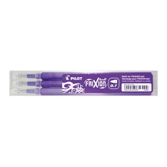 Pilot Frixion 0,7mm 3db-os lila rollertoll betét Pilot Frixion 0,7mm 3db-os lila rollertoll betét