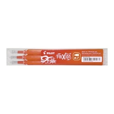 Pilot Frixion 0,7mm 3db-os narancssárga rollertoll betét Pilot Frixion 0,7mm 3db-os narancssárga rollertoll betét