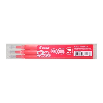 Pilot Frixion 0,7mm 3db-os piros rollertoll betét Pilot Frixion 0,7mm 3db-os piros rollertoll betét
