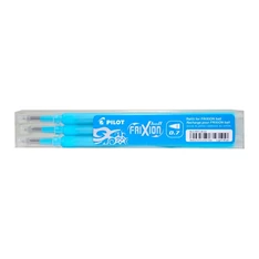 Pilot Frixion 0,7mm 3db-os világoskék rollertoll betét Pilot Frixion 0,7mm 3db-os világoskék rollertoll betét