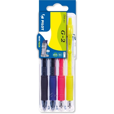 Pilot Set2Go G2 4db/csomag zseléstoll tolltartóval Pilot Set2Go G2 4db/csomag zseléstoll tolltartóval