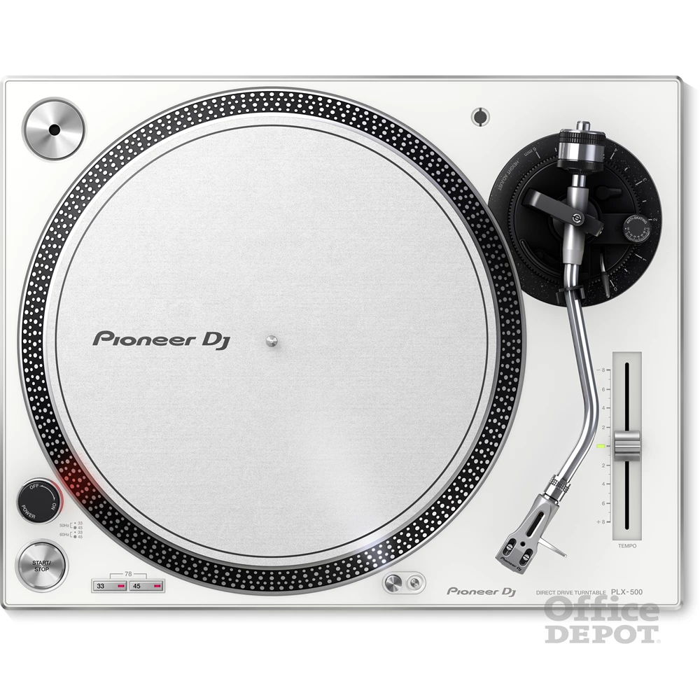 Pioneer DJ PLX-500-W fehér lemezjátszó
