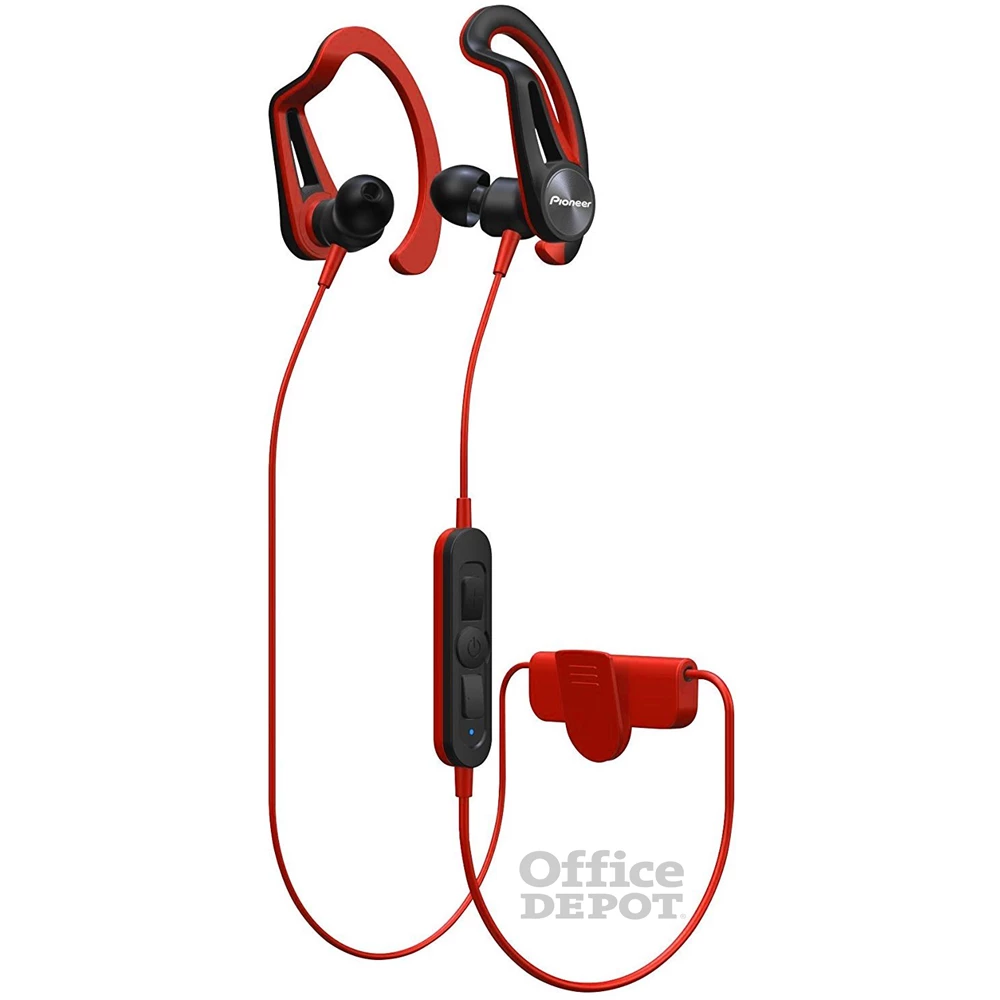 Pioneer SE-E7BT-R cseppálló Bluetooth aptX piros sport fülhallgató
