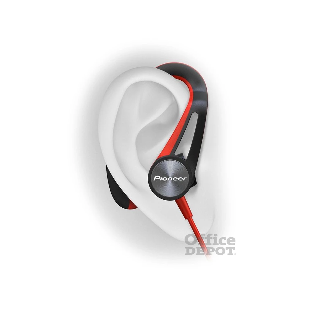 Pioneer SE-E7BT-R cseppálló Bluetooth aptX piros sport fülhallgató