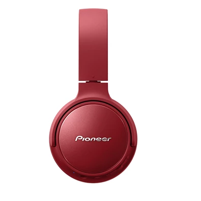 Pioneer SE-S6BN-R Bluetooth zajszűrős piros fejhallgató Pioneer SE-S6BN-R Bluetooth zajszűrős piros fejhallgató