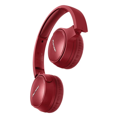 Pioneer SE-S6BN-R Bluetooth zajszűrős piros fejhallgató Pioneer SE-S6BN-R Bluetooth zajszűrős piros fejhallgató