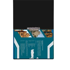 Plastweld PVC A3 fekete villámzáras mappa Plastweld PVC A3 fekete villámzáras mappa