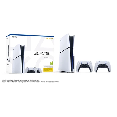 PlayStation®5 1TB játékkonzol (slim) + 2db DualSense™ vezeték nélküli kontroller PlayStation®5 1TB játékkonzol (slim) + 2db DualSense™ vezeték nélküli kontroller