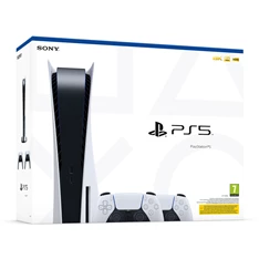 PlayStation®5 825GB játékkonzol + 2db DualSense™ vezeték nélküli kontroller PlayStation®5 825GB játékkonzol + 2db DualSense™ vezeték nélküli kontroller