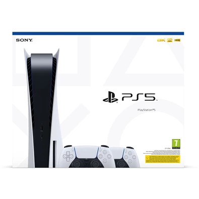 PlayStation®5 825GB játékkonzol + 2db DualSense™ vezeték nélküli kontroller PlayStation®5 825GB játékkonzol + 2db DualSense™ vezeték nélküli kontroller