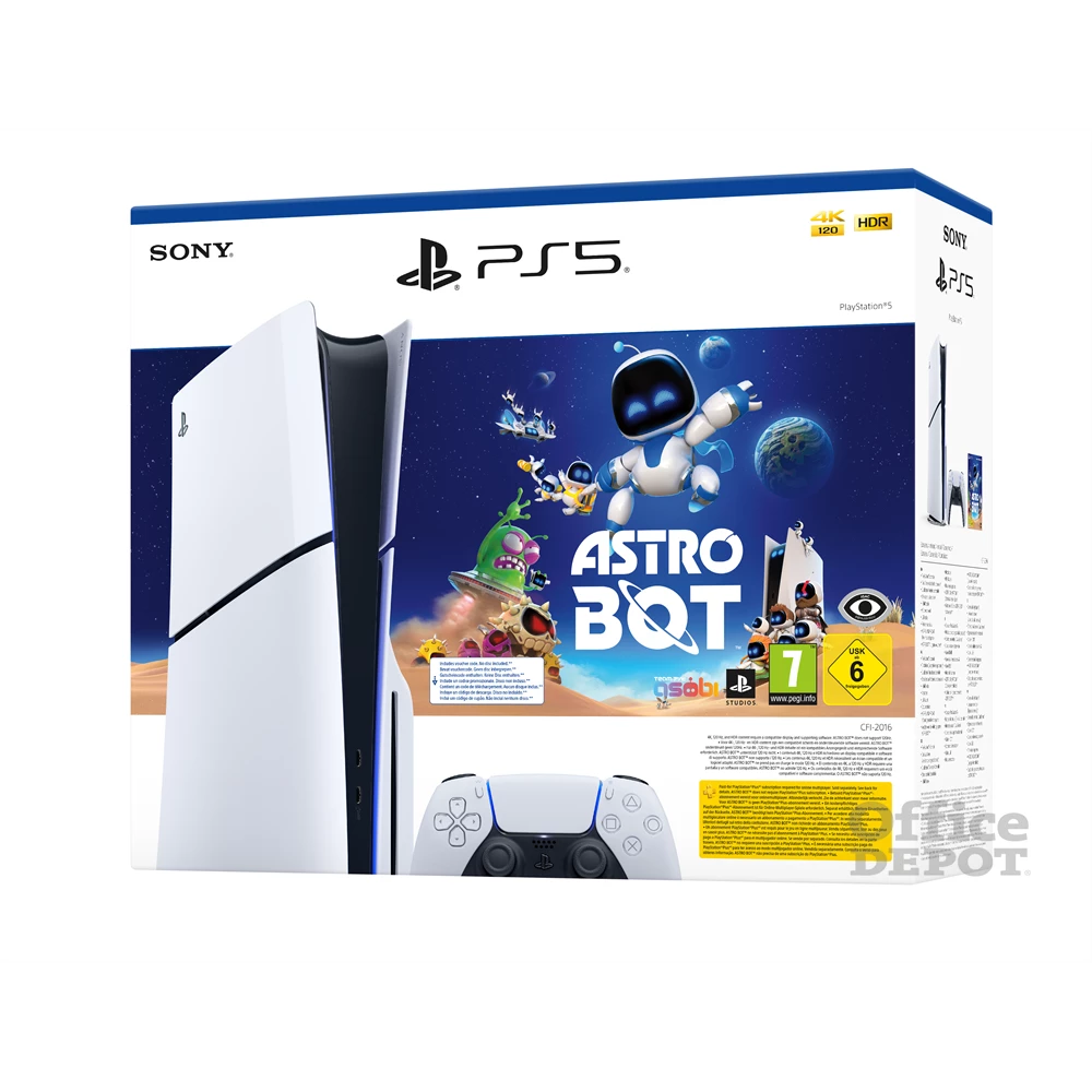 PlayStation®5 (slim) lemezes 1TB Astro Bot Bundle játékkonzol csomag
