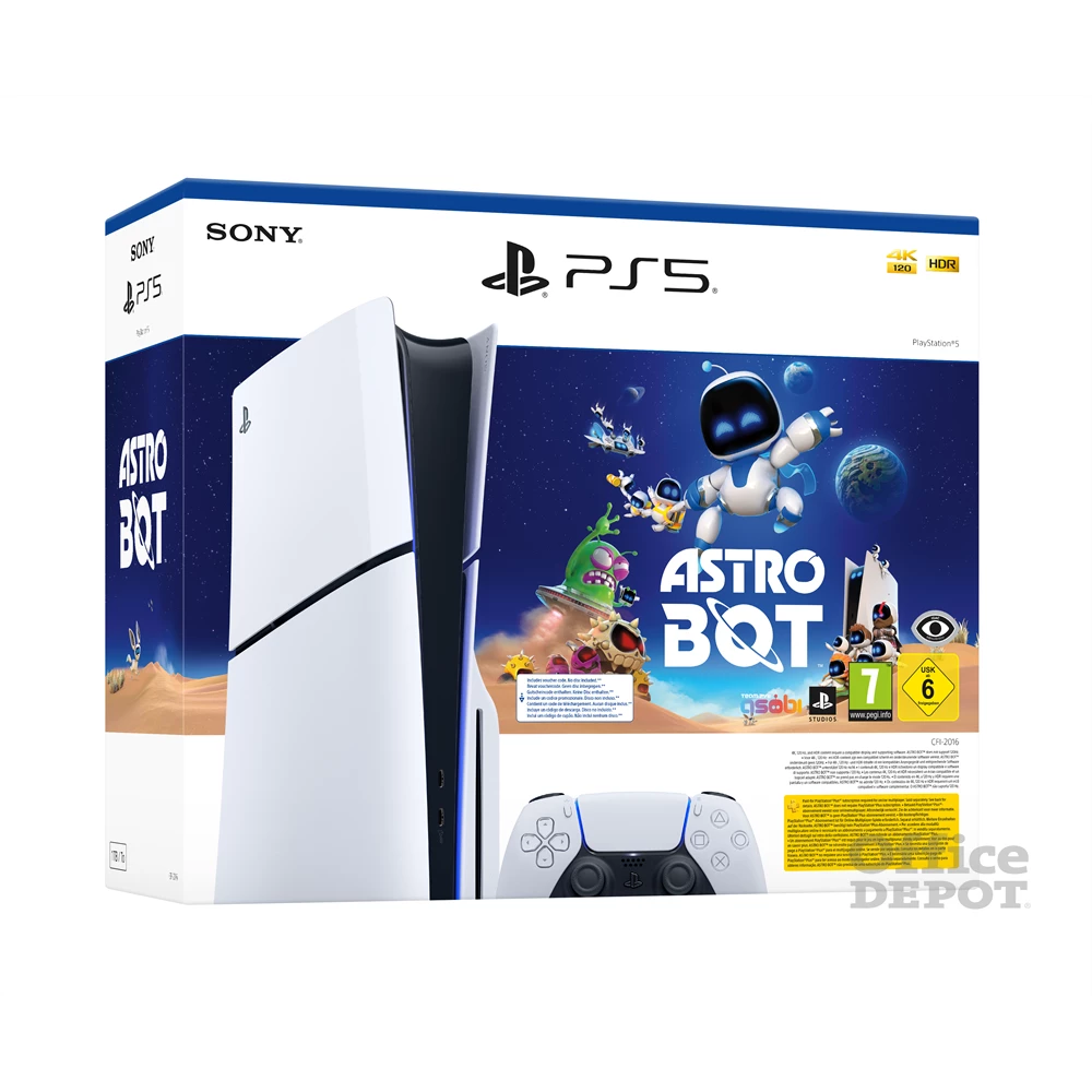 PlayStation®5 (slim) lemezes 1TB Astro Bot Bundle játékkonzol csomag