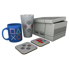 Playstation 400ml pohár + 320ml bögre + alátét csomag Playstation 400ml pohár + 320ml bögre + alátét csomag