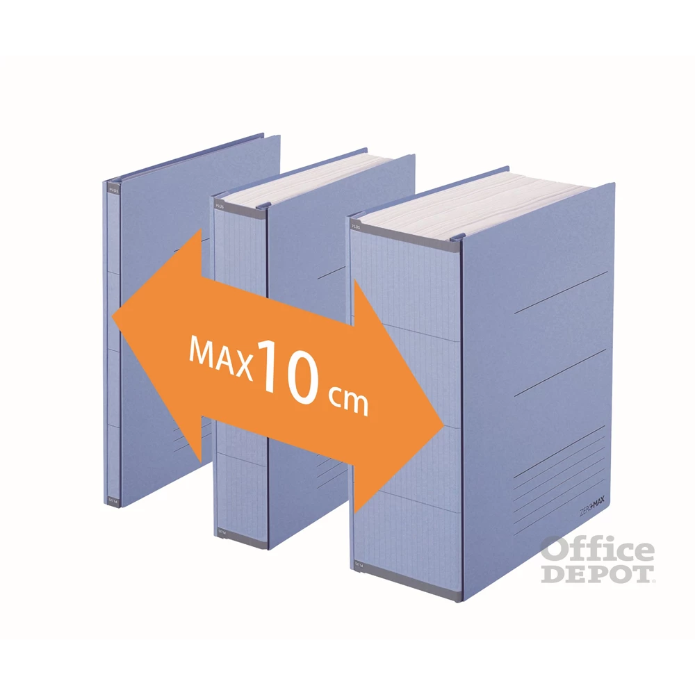 Plus Japan ZERO MAX szürke bővíthető iratrendező mappa