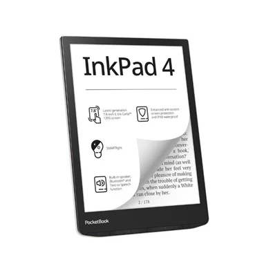 PocketBook PB743G InkPad4 7,8" ezüst E-Book olvasó PocketBook PB743G InkPad4 7,8" ezüst E-Book olvasó