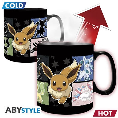 Pokémon "Eevee" 460ml hőre változó bögre Pokémon "Eevee" 460ml hőre változó bögre