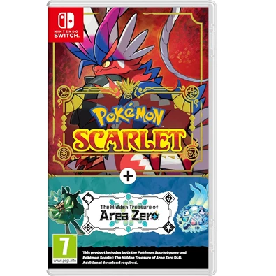 Pokémon Scarlet + The Hidden Treasure of Area Zero Nintendo Switch játékszoftver Pokémon Scarlet + The Hidden Treasure of Area Zero Nintendo Switch játékszoftver