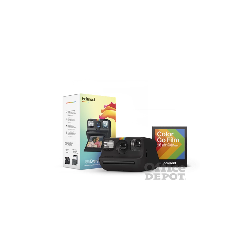 Polaroid Everything Boksz Go fekete instant fényképezőgép