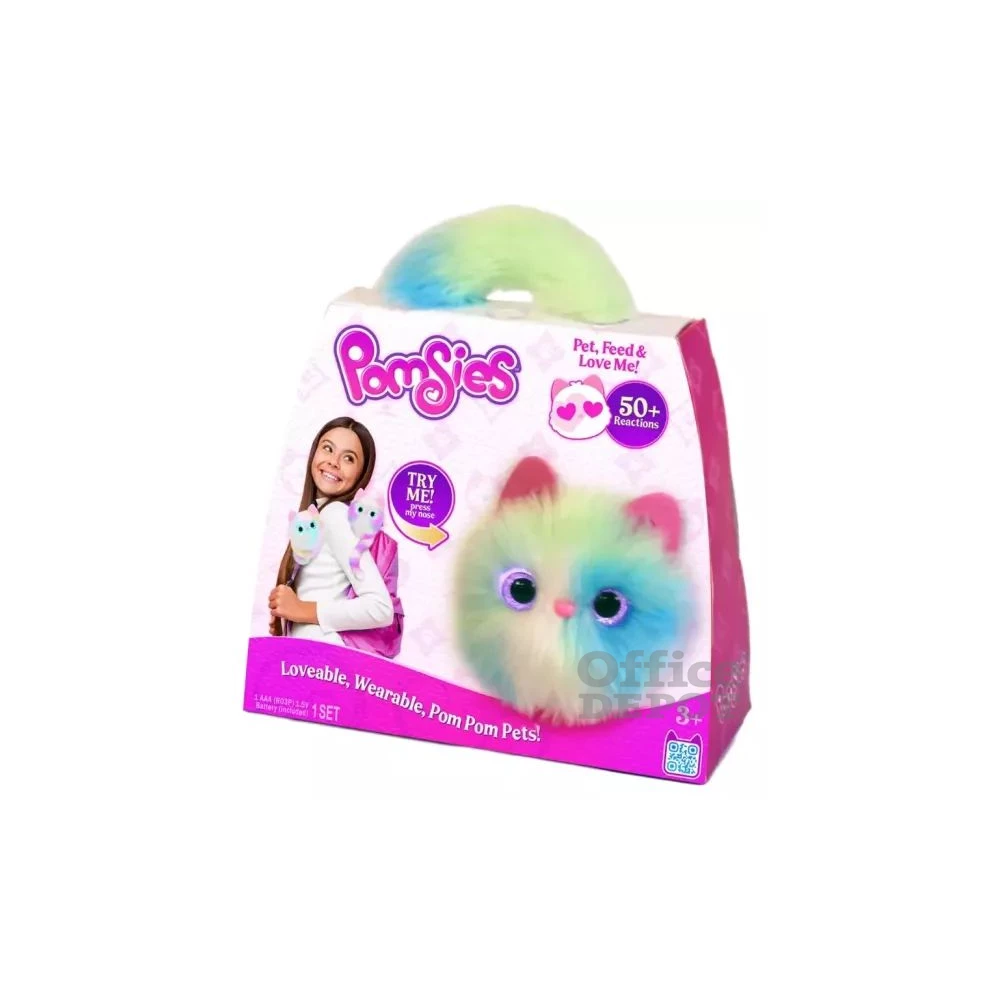 Pomsies - Szeretnivaló Viselheto Pom-pom kedvencek interaktív plüss