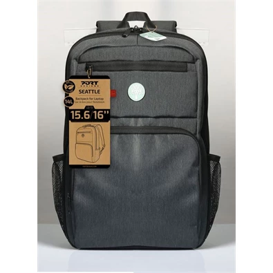 Port Designs 110277 SEATTLE ECO 15,6"/16", 14l, szürke laptop hátizsák Port Designs 110277 SEATTLE ECO 15,6"/16", 14l, szürke laptop hátizsák