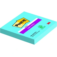 Post-it Super Sticky 654 76x76mm 90lap kék öntapadós jegyzettömb 100% PEFC, SGSCH-PEFC-COC-110078