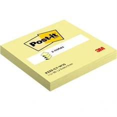 Post-it Super Sticky R330-CY 76x76mm 100lap kanárisárga öntap. Z-jegyzettömb 100% PEFC, SGSCH-PEFC-COC-110078