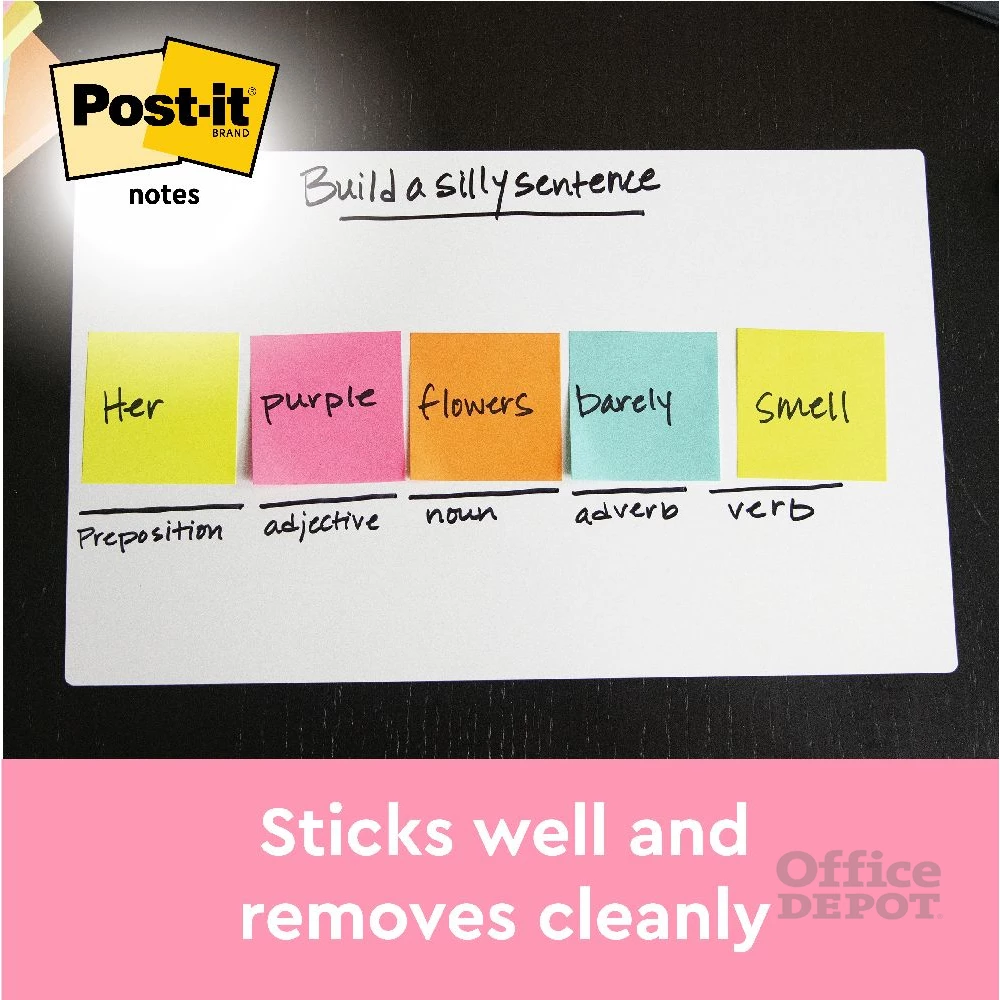 Post-it 6720YG 76x63mm 2x75lap bliszteres öntapadós színes jegyzettömb 100% PEFC, SGSCH-PEFC-COC-110078