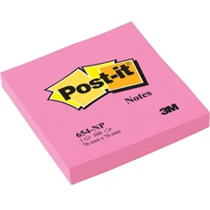 Post-it 76x76mm 100lap neon rózsaszín jegyzettömb Post-it 76x76mm 100lap neon rózsaszín jegyzettömb