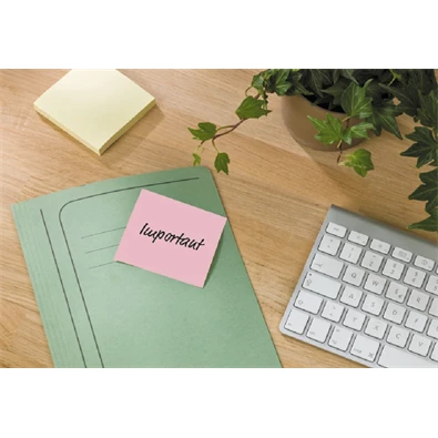 Post-it 76x76mm újrahasznosított 100lapos 6db vegyes jegyzettömb Post-it 76x76mm újrahasznosított 100lapos 6db vegyes jegyzettömb
